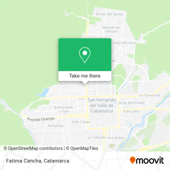 Fatima Cancha map