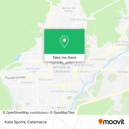 Kata Sports map