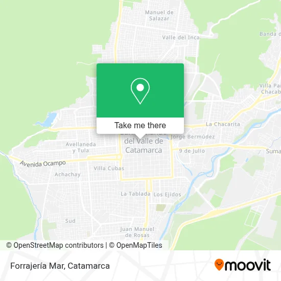 Forrajería Mar map