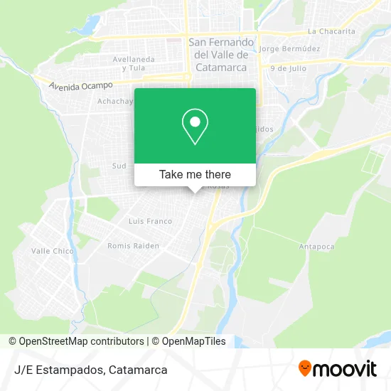 J/E Estampados map