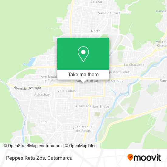 Peppes Reta-Zos map