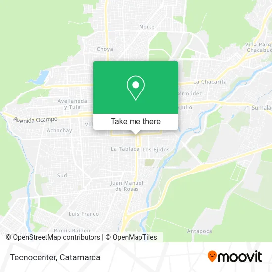 Tecnocenter map