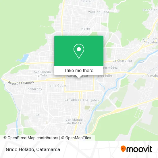 Grido Helado map