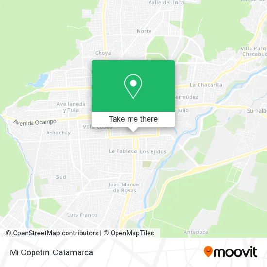 Mi Copetin map