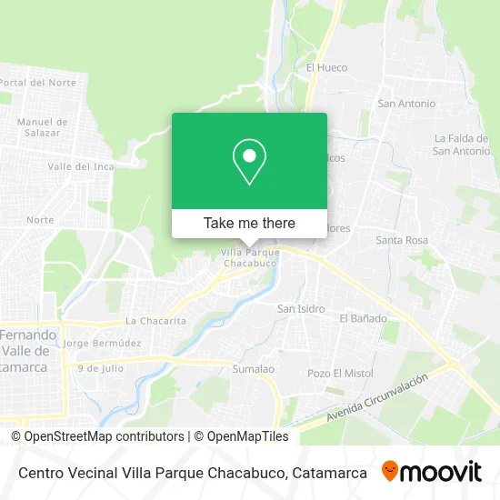 Centro Vecinal Villa Parque Chacabuco map