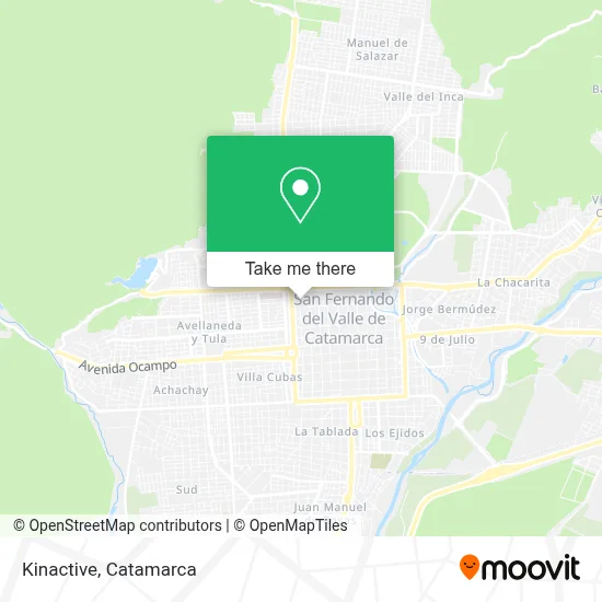 Kinactive map