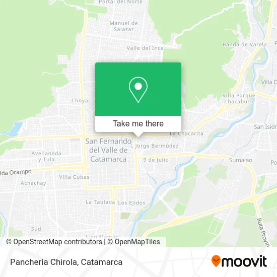 Pancheria Chirola map