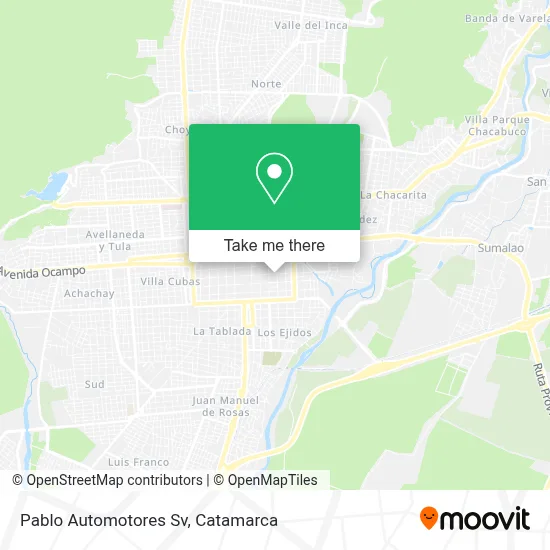 Pablo Automotores Sv map