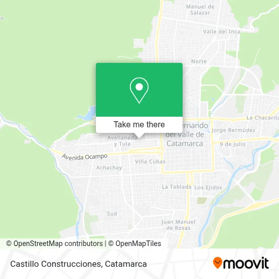 Castillo Construcciones map