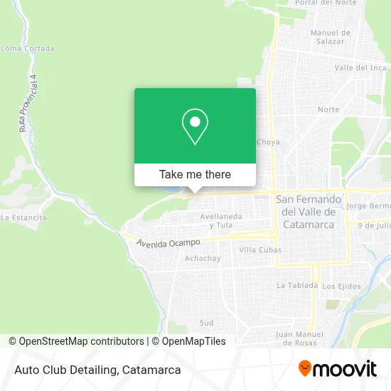 Auto Club Detailing map