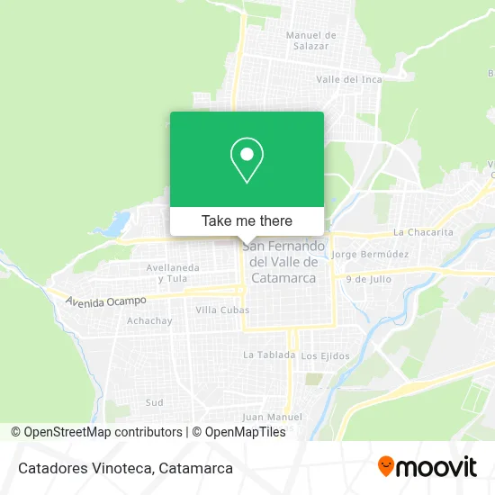 Catadores Vinoteca map