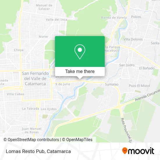 Lomas Resto Pub map