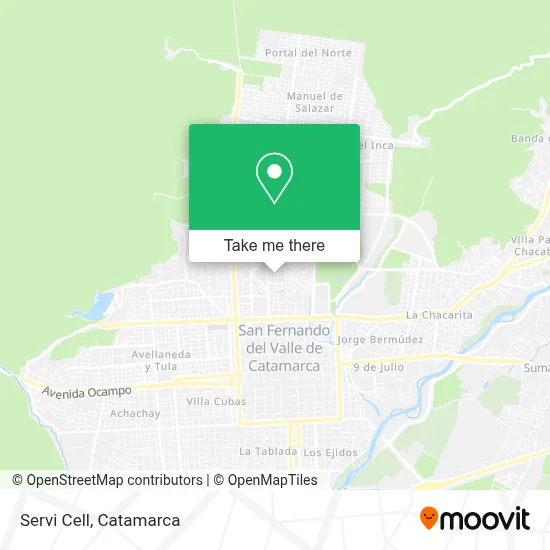 Servi Cell map