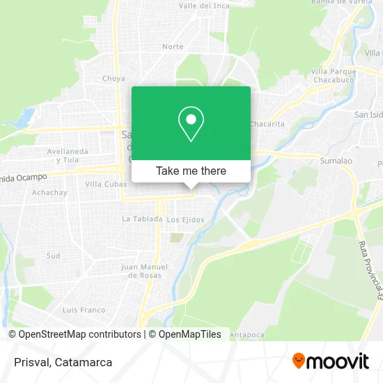 Prisval map