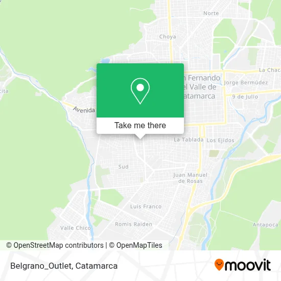 Belgrano_Outlet map
