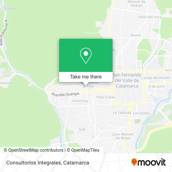 Consultorios Integrales map