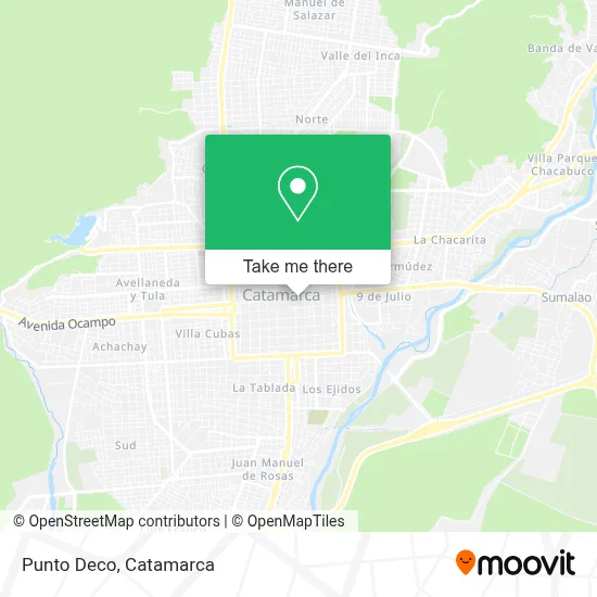 Punto Deco map