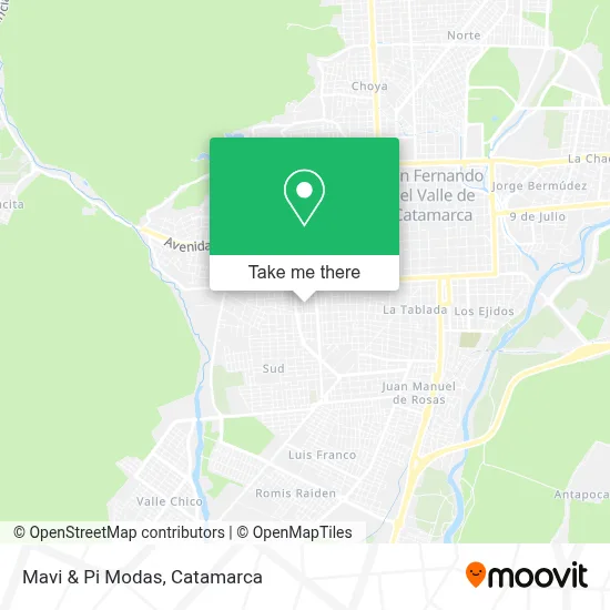 Mavi & Pi Modas map