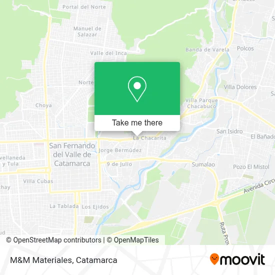 M&M Materiales map