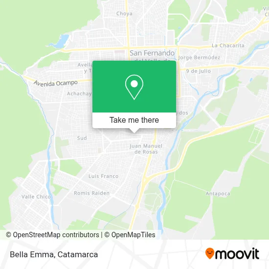 Bella Emma map