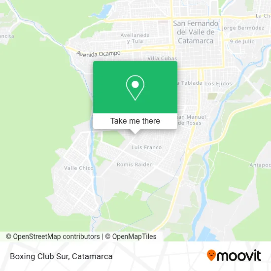 Boxing Club Sur map