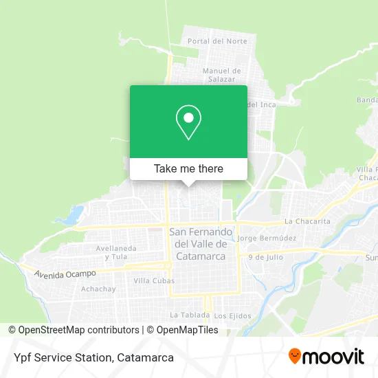 Ypf Service Station map