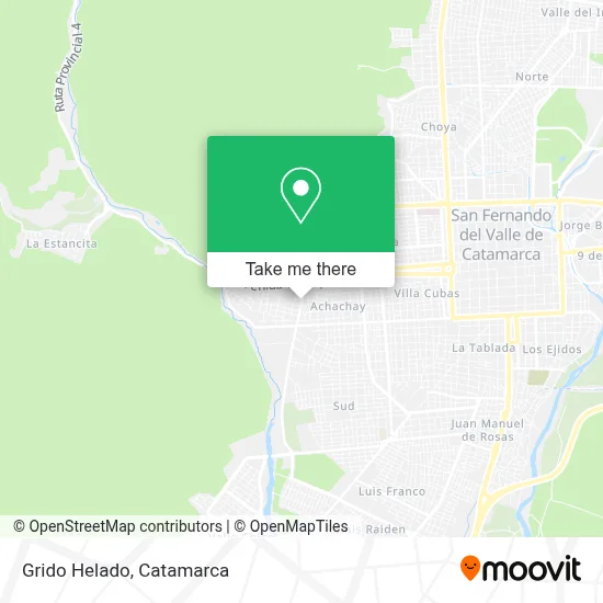Grido Helado map