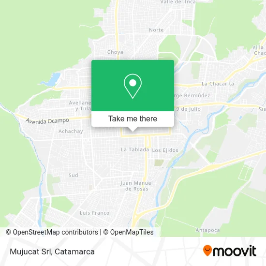 Mujucat Srl map