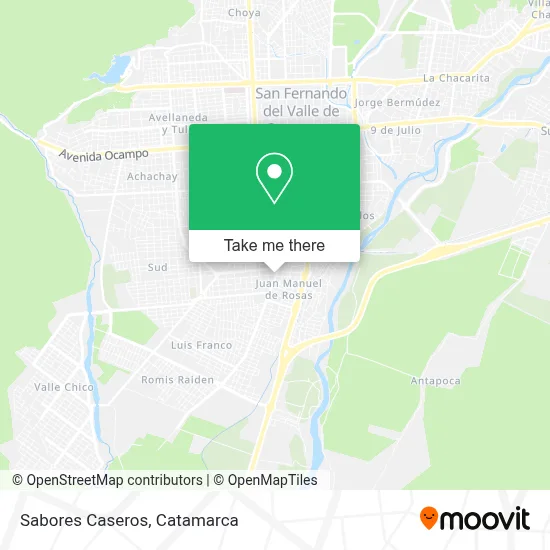 Sabores Caseros map