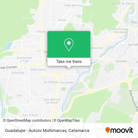 Guadalupe - Autosv Multimarcas map