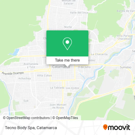 Tecno Body Spa map