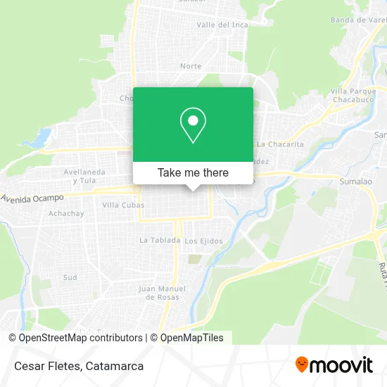 Cesar Fletes map