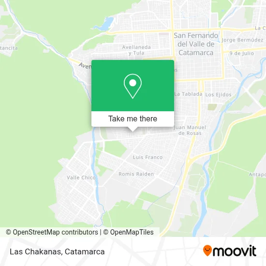 Las Chakanas map