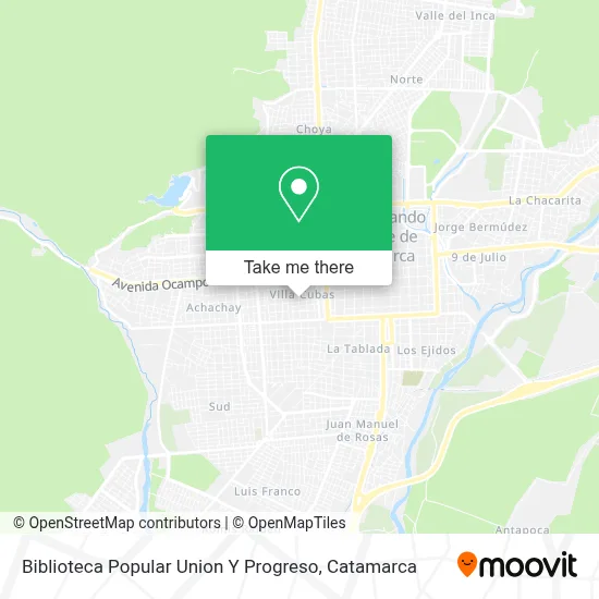 Biblioteca Popular Union Y Progreso map