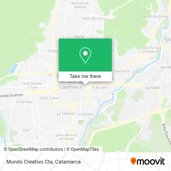 Mundo Creativo Cta map