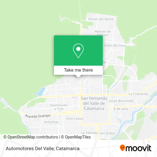 Automotores Del Valle map