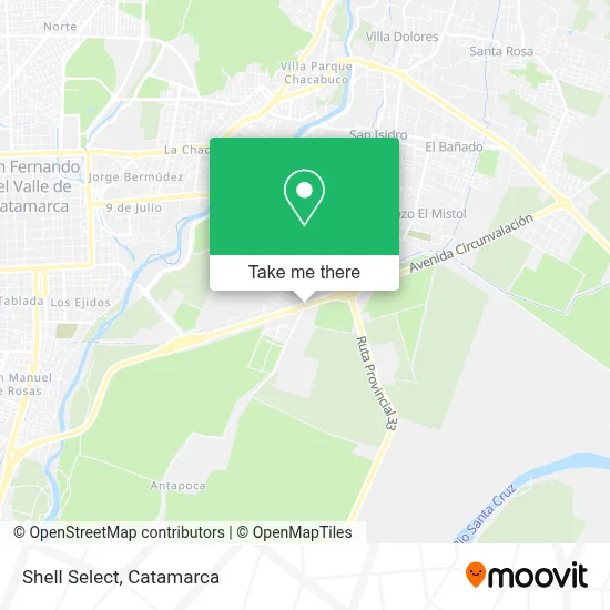 Shell Select map