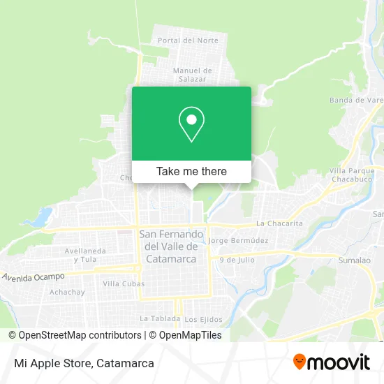 Mi Apple Store map