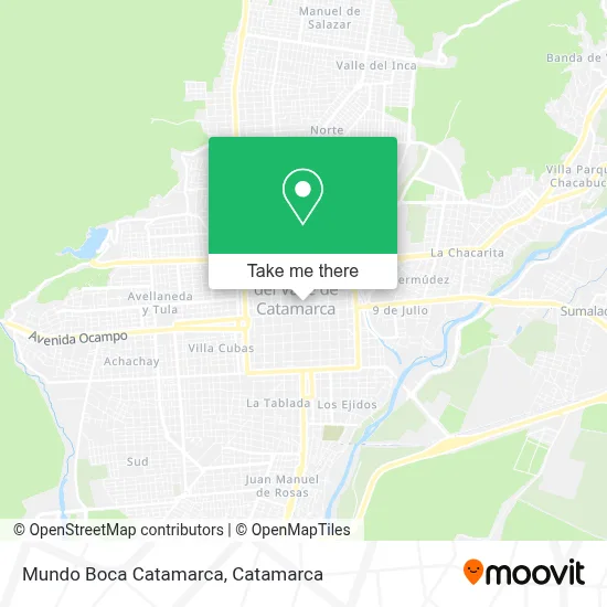 Mundo Boca Catamarca map