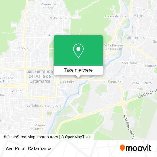 Ave Pecu map