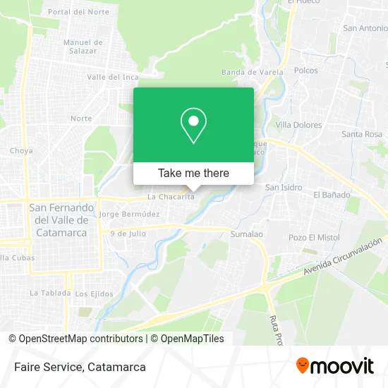 Faire Service map
