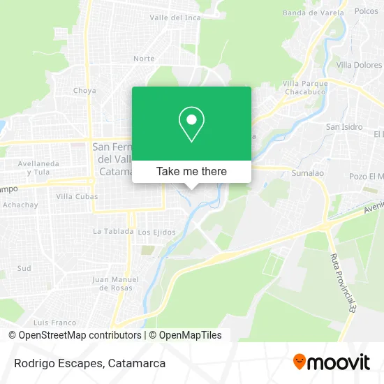 Rodrigo Escapes map