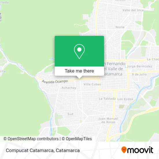 Compucat Catamarca map