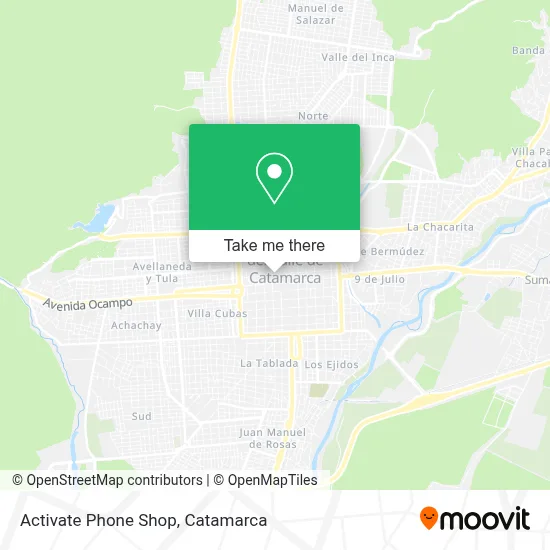 Activate Phone Shop map