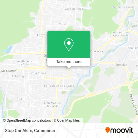 Stop Car Alem map
