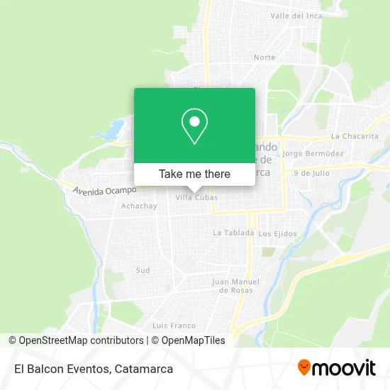 El Balcon Eventos map