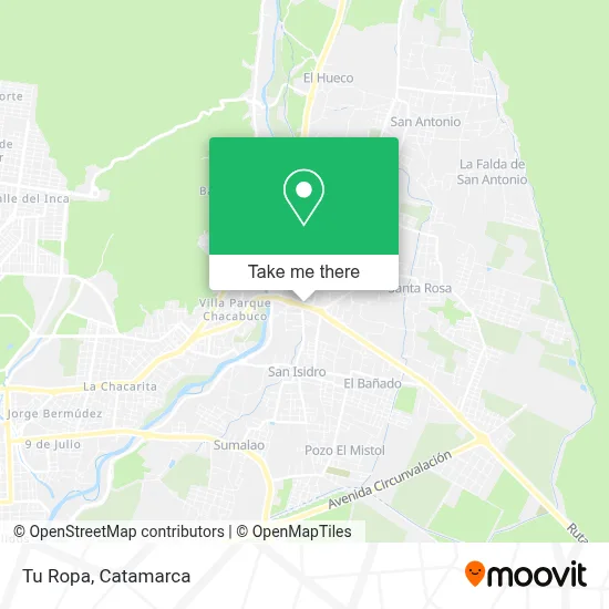 Tu Ropa map