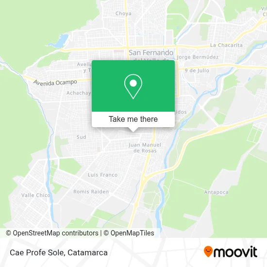 Cae Profe Sole map