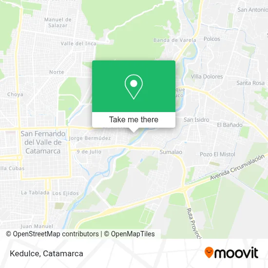 Kedulce map