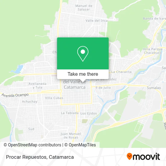 Procar Repuestos map